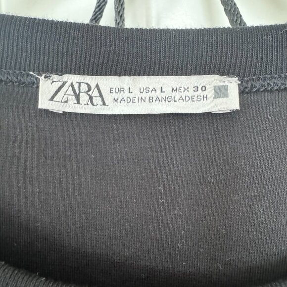Zara Basic Black Tee - Picture 6 of 6